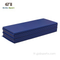 Tapis d&#39;exercice de gymnastique bleu épais et pliable